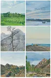 Zhang Lujiang, Landscape Series (A set of six), 2005, Oil on canvas