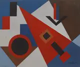 Boris Chemetov, Funktion VIII, Oil on canvas