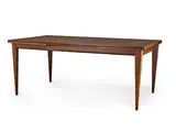 Niels Otto Møller, Model 254 Dining Table, 1950, Teak, cane