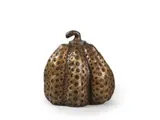 Pumpkin by Yayoi Kusama, 1998, Bronze, edition 62/100, sold Jun 2019