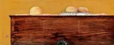 Kim Duck Yoog, Grain - Peaches, 2004, Mixed media on board