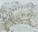 Hong Ling, Silver Snow, 2006, Oil on canvas