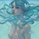 Miho Hirano, Creation II, 2022, Oil on canvas