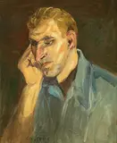 George Chann, Figure, Oil on canvas