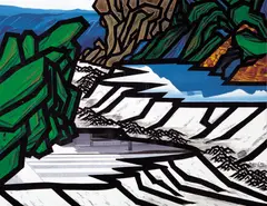 J. C. Kuo, Legend of a Scenery IV, 1992, Oil on canvas