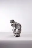 Cai Zhisong, Silent Warrior, 2009, Resin, copperplate, brass wires, edition no. 7/99