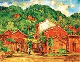 Sanlang Yang, Chih Shan Yen, Oil on canvas