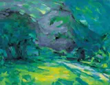 Dewang Chen, Guanyin Mountain, 1973, Oil on canvas