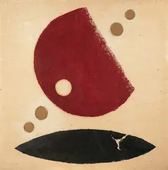 Chen Ting-Shih, Day and Night #89, 1985, lithograph