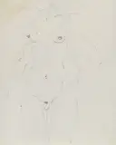 Nude (Double-sided) by Sanyu, 1920-1930s, Charcoal on paper, sold Dec 2017