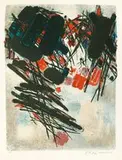 Chu Teh-chun, Untitled, Lithograph, edition no. 25/60