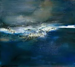 Zao Wou-ki, 27. 8. 84, 1984, Oil on canvas