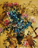 Vase of Flower by Zhou Chunya, 1993, Oil on canvas, sold Jun 2007