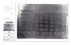 Tehching Hsieh, One Year Performance (1978-1979), 1980 ; 1993, Print, statement and poster, edition no. 123/365