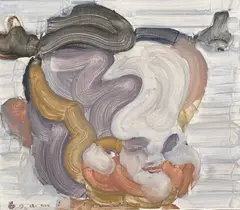 Rainbow - 2020-004 by Etsu Egami, 2020, Oil on canvas, sold Dec 2023