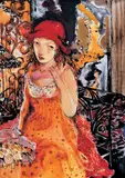 Xia Junna, Pop Concert, 2001, Acrylic on paper
