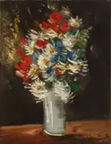 Maurice de Vlaminck, Bouquet de fleurs de champs, c. 1935 - 1938, Oil on canvas