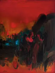 Chu Teh-chun, Composition No. 149, 1963, Oil on canvas