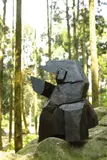 Ju Ming, Taichi Series - Chop the Mountain Through, 1994, Wooden sculpture