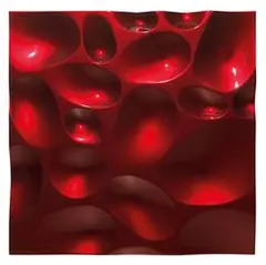 Willi Siber, Tafelobjekt, 2019, Chrome varnish on MDF, unique