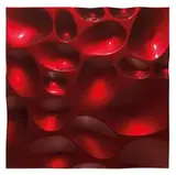 Willi Siber, Tafelobjekt, 2019, Chrome varnish on MDF, unique