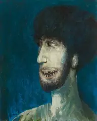 The Man With Sharp Teeth by Chiu Ya-tsai, 1995, Oil on canvas, offered Jun 2019