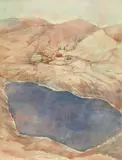 Yuka Kashihara, Koko Lake, 2012, Tempera and oil on canvas