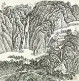 Zhang Guangbin, The Sensuous Temple, 1999, Ink on paper