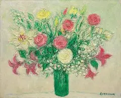 André Cottavoz, Le Grand Bouquet, c. 2010, Oil on canvas