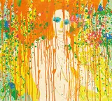 Love me? Love me not? by Walasse Ting, 1977, Acrylic on canvas, offered Dec 2016