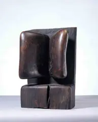 Allies by Wang Keping, Wood, sold Dec 2007
