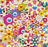 Smiling Flowers; Such Cute Flowers (a set of 2) by Takashi Murakami, 2010-2011, Offset lithograph, edition no. 137/300 & no. 179/300, sold Nov 2011