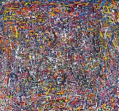 George Chann, Abstract, Oil on canvas