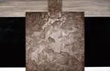 Ying Tianqi, Supereme – Woodcarving No. 7, 2010, Mixed media on board