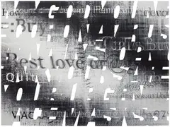 Spam Scape (B7) by Pascal Dombis, 2020, Cut lenticular print on aluminum composite, unique piece, offered Jun 2022
