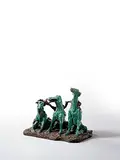 Zhou Chunya, Brotherhood, 2006, Bronze, edition no. 2/8
