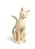 Yoshimasa Tsuchiya, Cat, 2020, Painted camphor wood, borosilicate glass