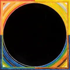 S. H. Raza, Bindu-Radiation, 2007, Acrylic on canvas