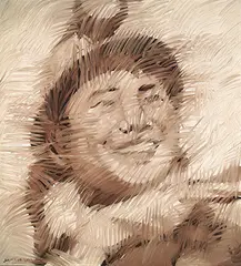 Manipulation -16 by Yue Minjun, 2004, Oil on canvas, offered Dec 2016