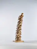 Arman, Ascendant, 1992, Bronze with gold patina, edition no. 6/8