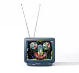 Nam June Paik, MT-TV, 1994, 4 inch TV monitor, electrical wire and mixed media, edition of 20 T/P (trial proof)