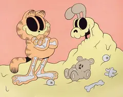 Coté Escrivá, Melted Friends, 2019, Acrylic on Canvas