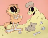 Coté Escrivá, Melted Friends, 2019, Acrylic on Canvas