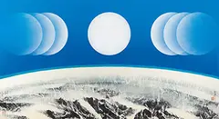Liu Guosong, Rhythm of the Moon (C), 2008, Ink and color on paper
