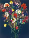 Thierry Feuz, Night Karma Equinox, 2019, Lacquer and acrylic on canvas