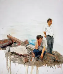 Luo Qing, Deserted City 2006 No. 3, 2006, Oil on canvas