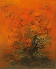 Zao Wou-ki, 12. 04. 60, 1960, Oil on canvas