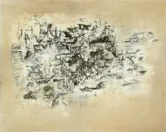 Zao Wou-ki, 09.02.60, 1960, Oil on canvas