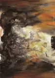 Zao Wou-ki, 1. 12. 68 (13. 2. 77), 1968-1977, Oil on canvas