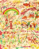 Dream World by Ayako Rokkaku, 2008, Acrylic on canvas, sold Jun 2011
